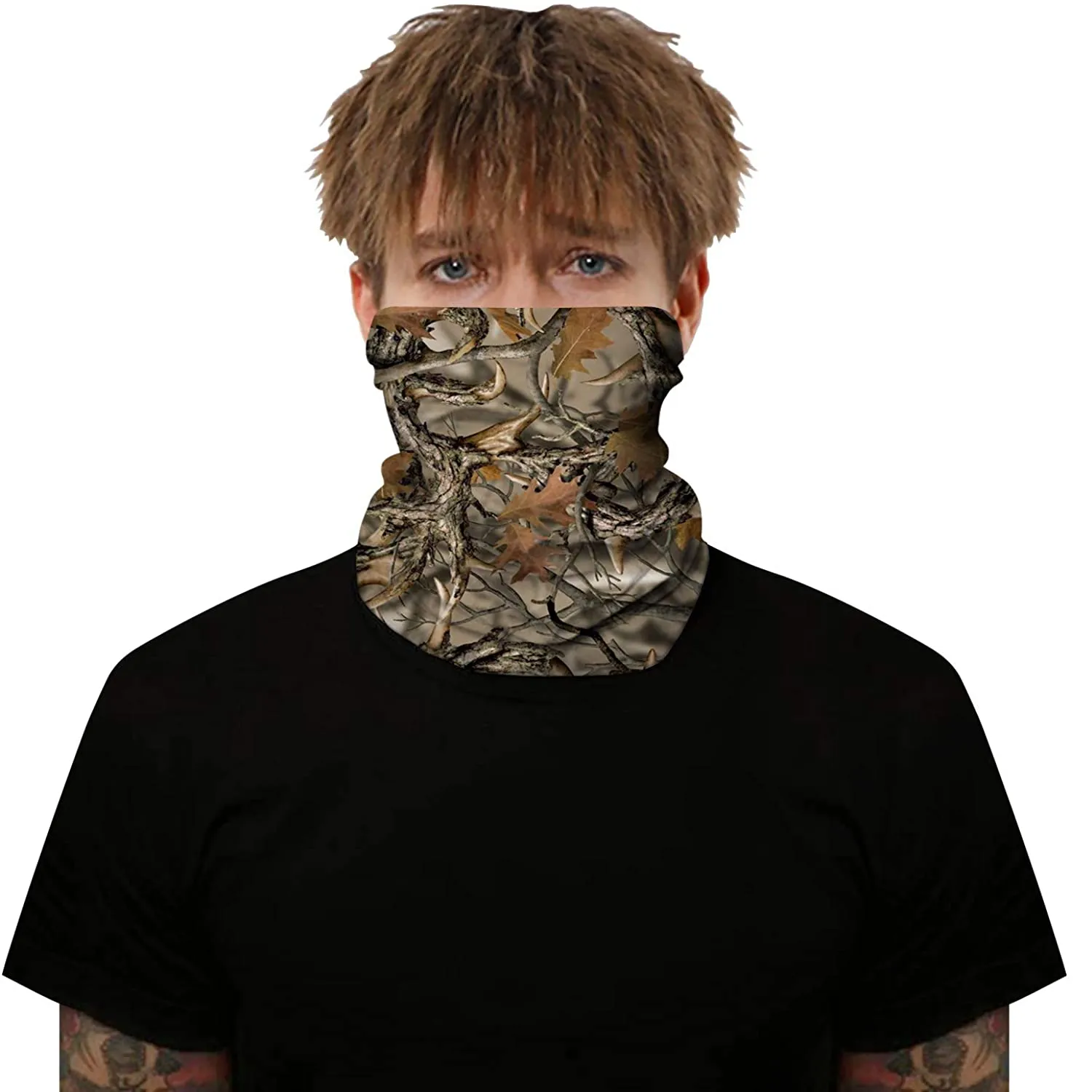 Ainuno Face Bandana Mask Neck Gaiter Mask For Men Women