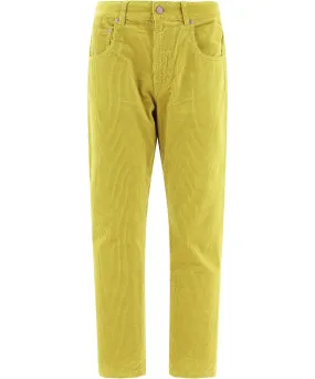 Aspesi Mid Rise Corduroy Straight-Leg Trousers