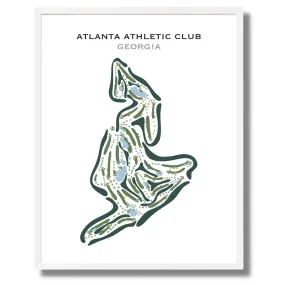 Atlanta Athletic Club, Georgia - Printed Golf Courses