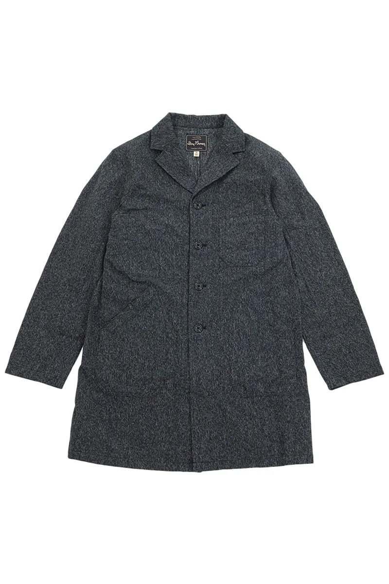 Black Chambray Work Coat