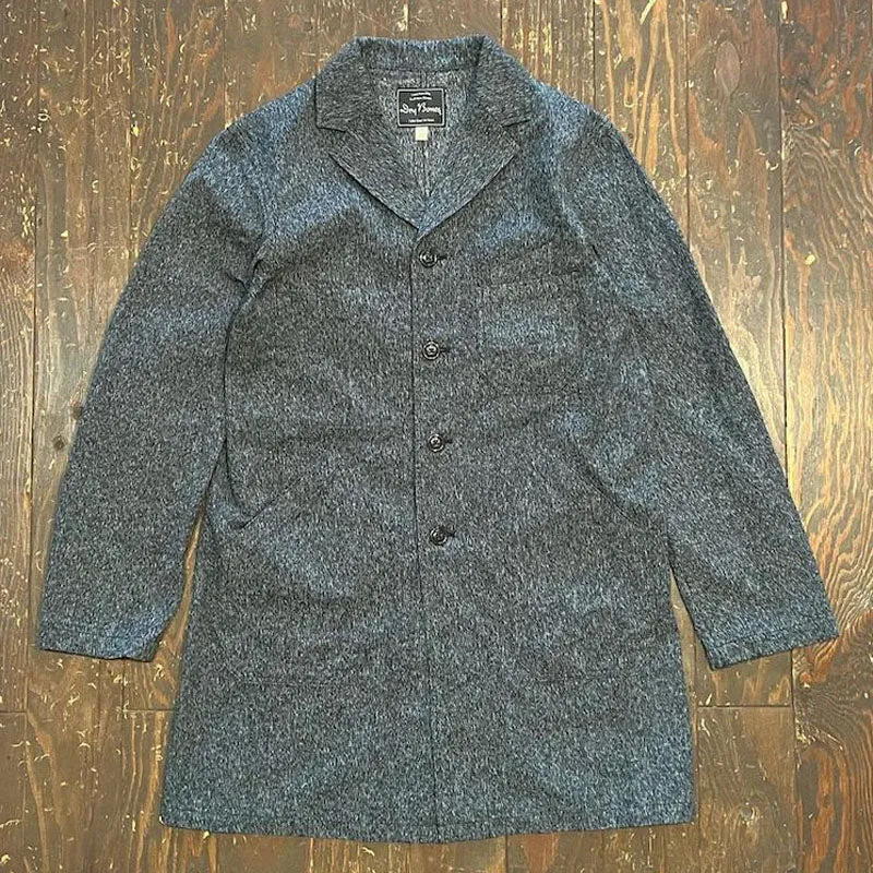 Black Chambray Work Coat