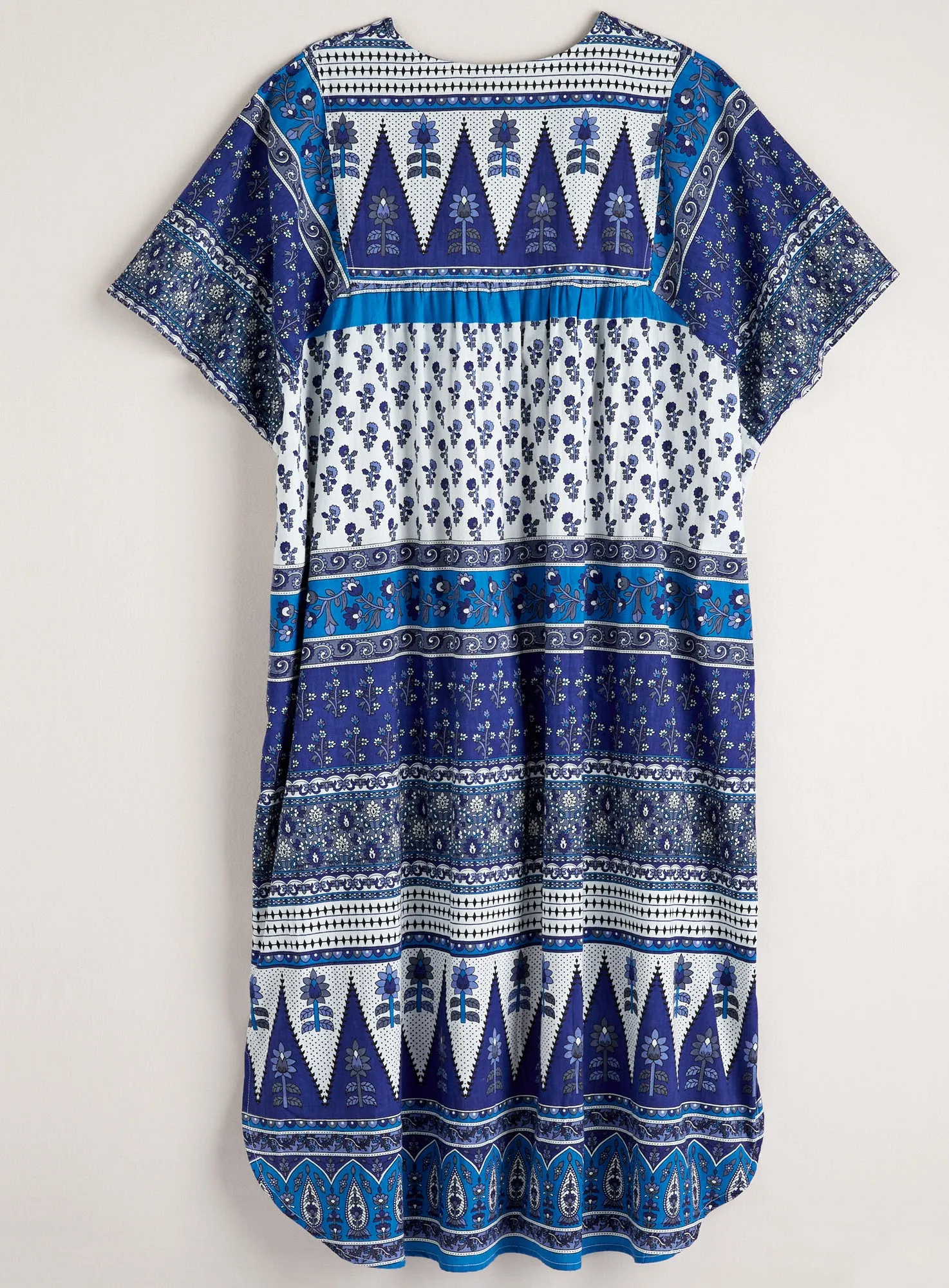 Blue Skies Cotton Caftan Dress FINAL SALE (No Returns)