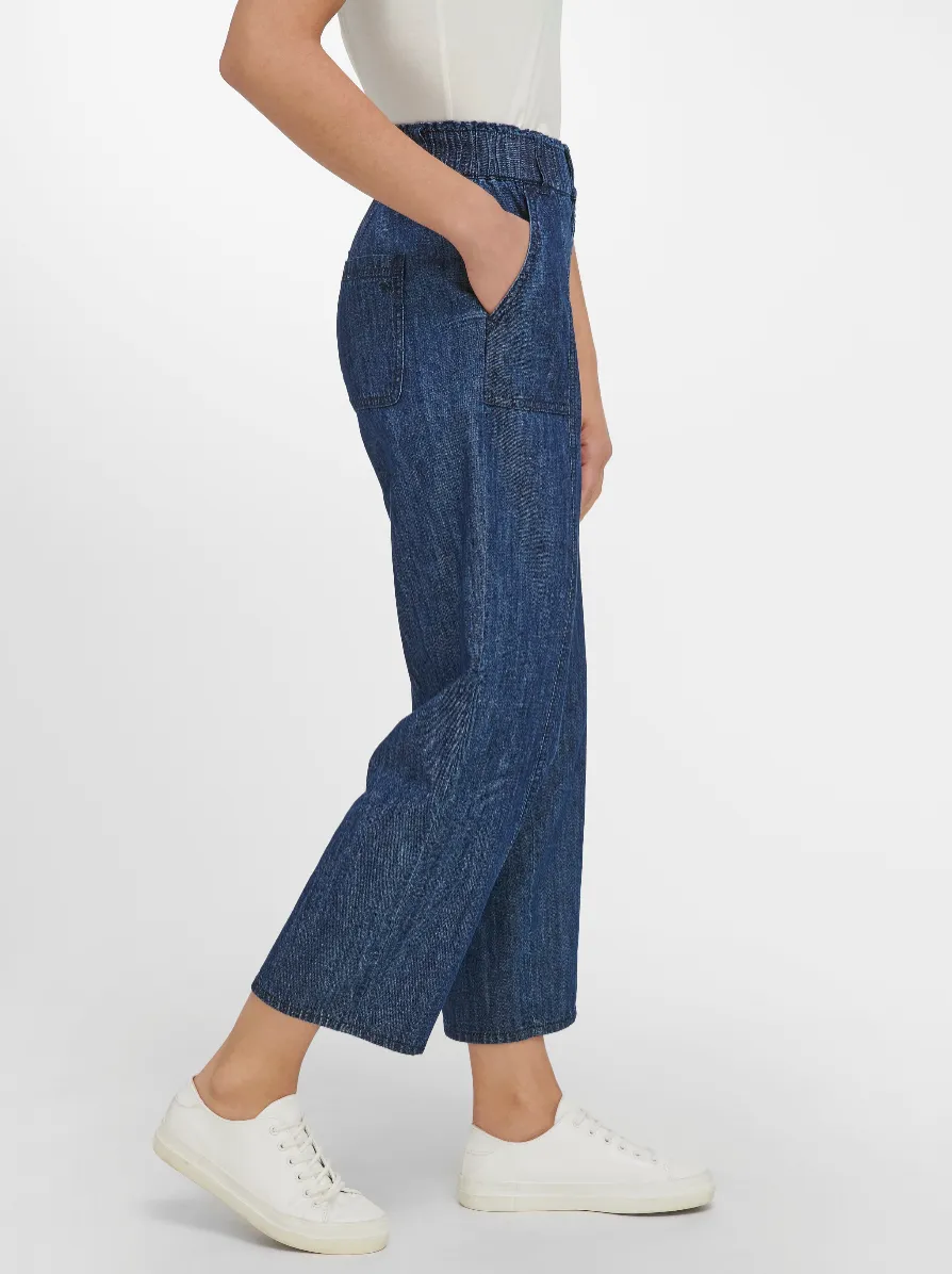 Brax Maine S Cropped Supersoft Denim Culottes 74-7847