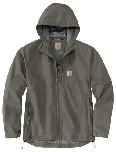 Carhartt 104671 Men's Big & Tall Rain Defender Relaxed Fit Lightweight Jacket, Dusty Olive