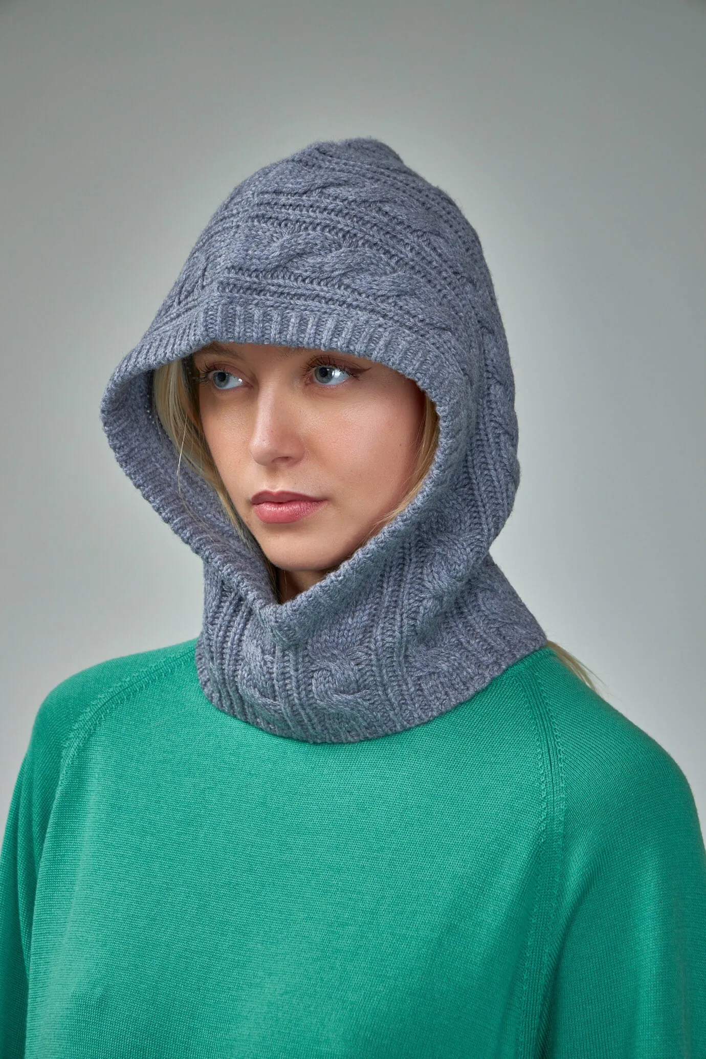 Cashmere Wool Blend Balaclava