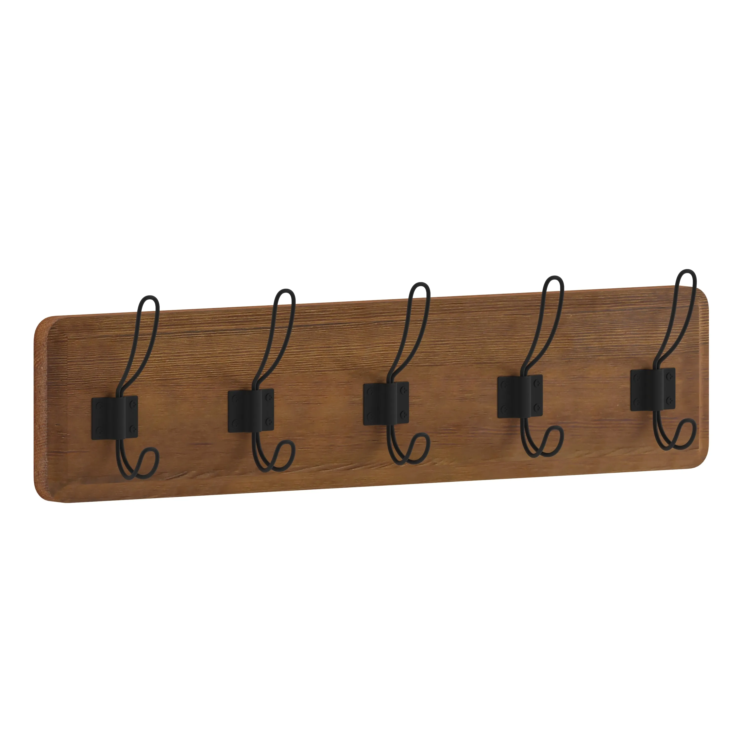 Classic Brown Wall Coat Rack HFKHD-GDI-CRE8-632315-GG