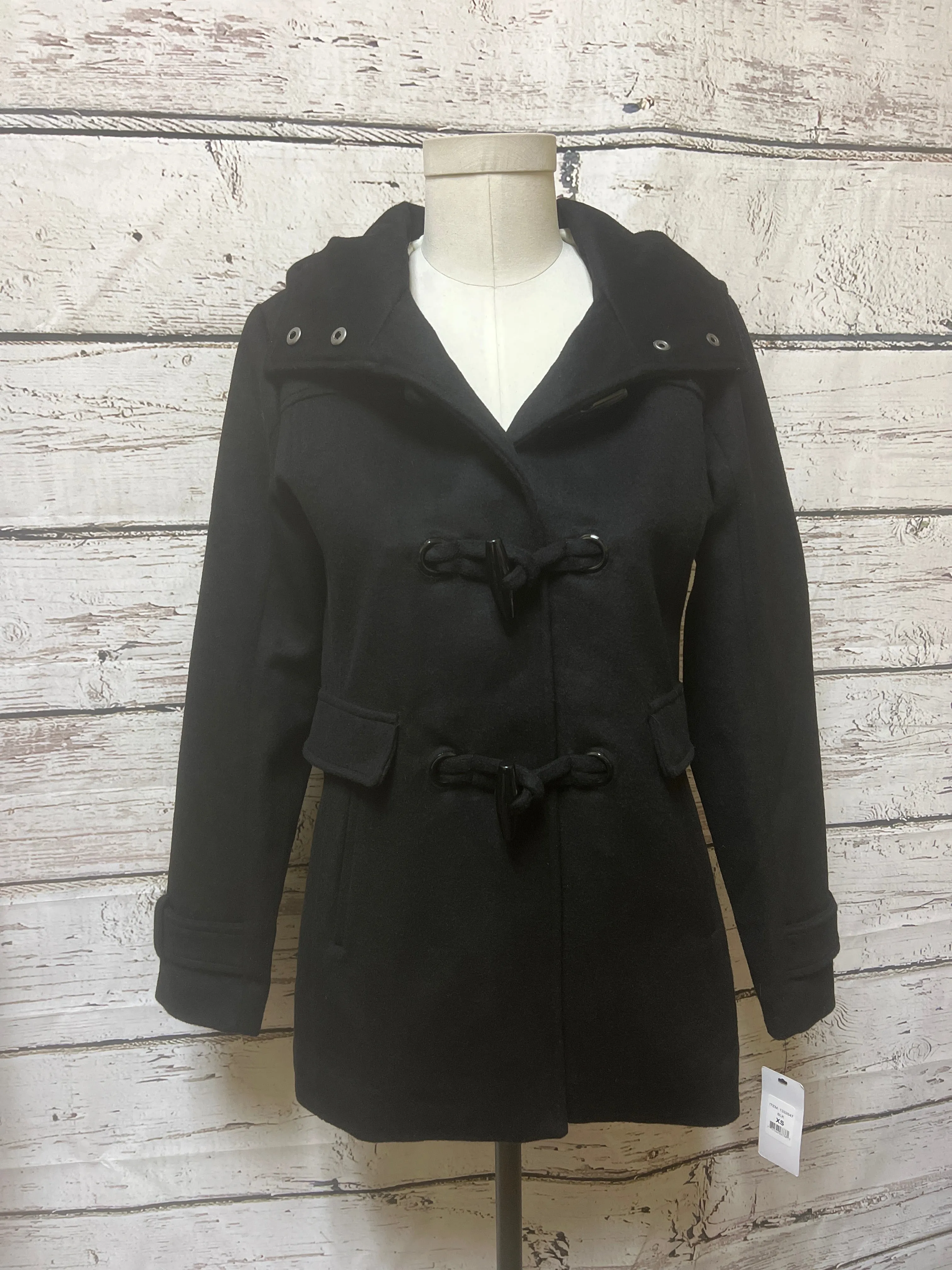 Coat Peacoat By Pendleton In Black, Size: Xs