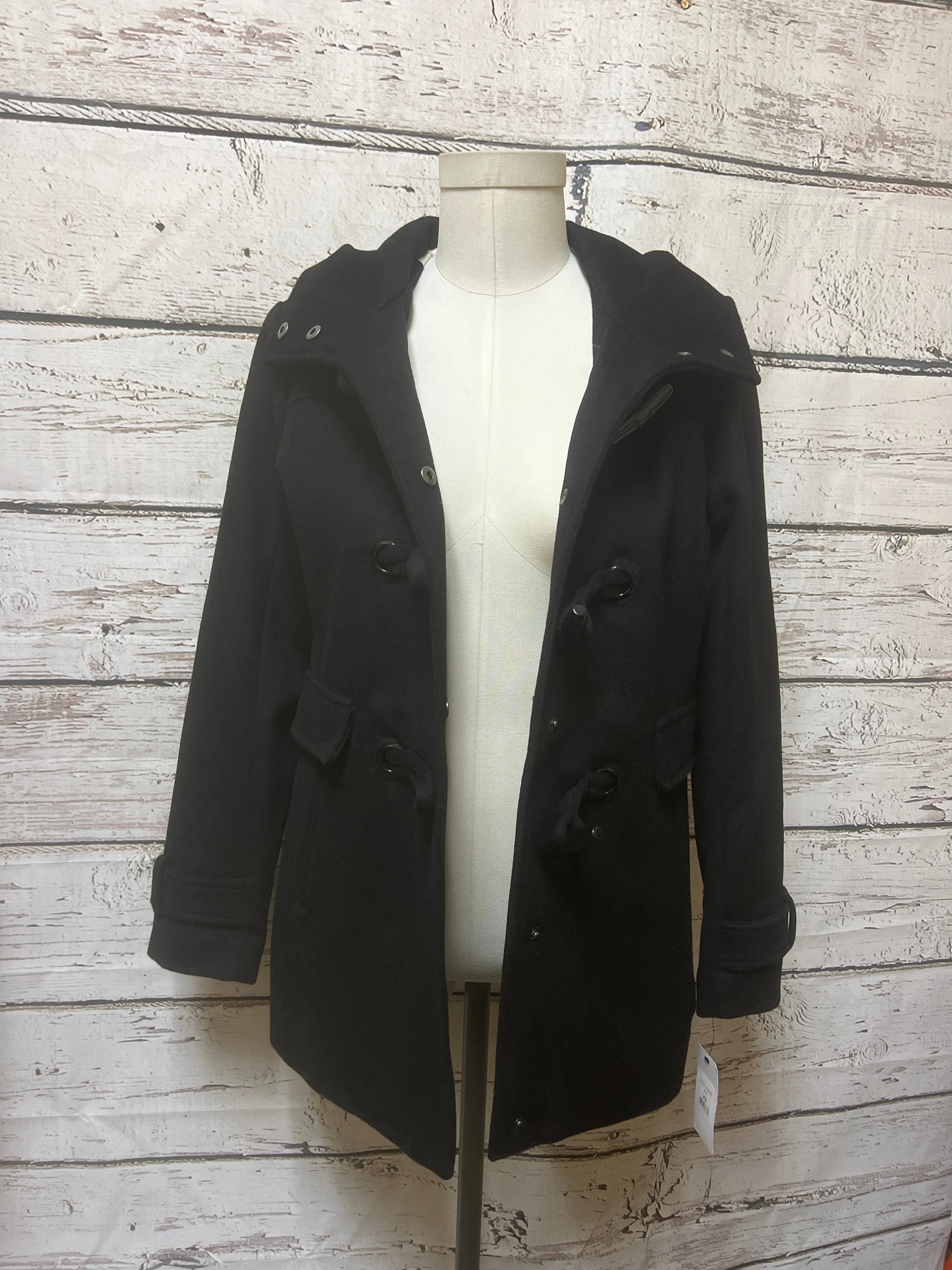 Coat Peacoat By Pendleton In Black, Size: Xs