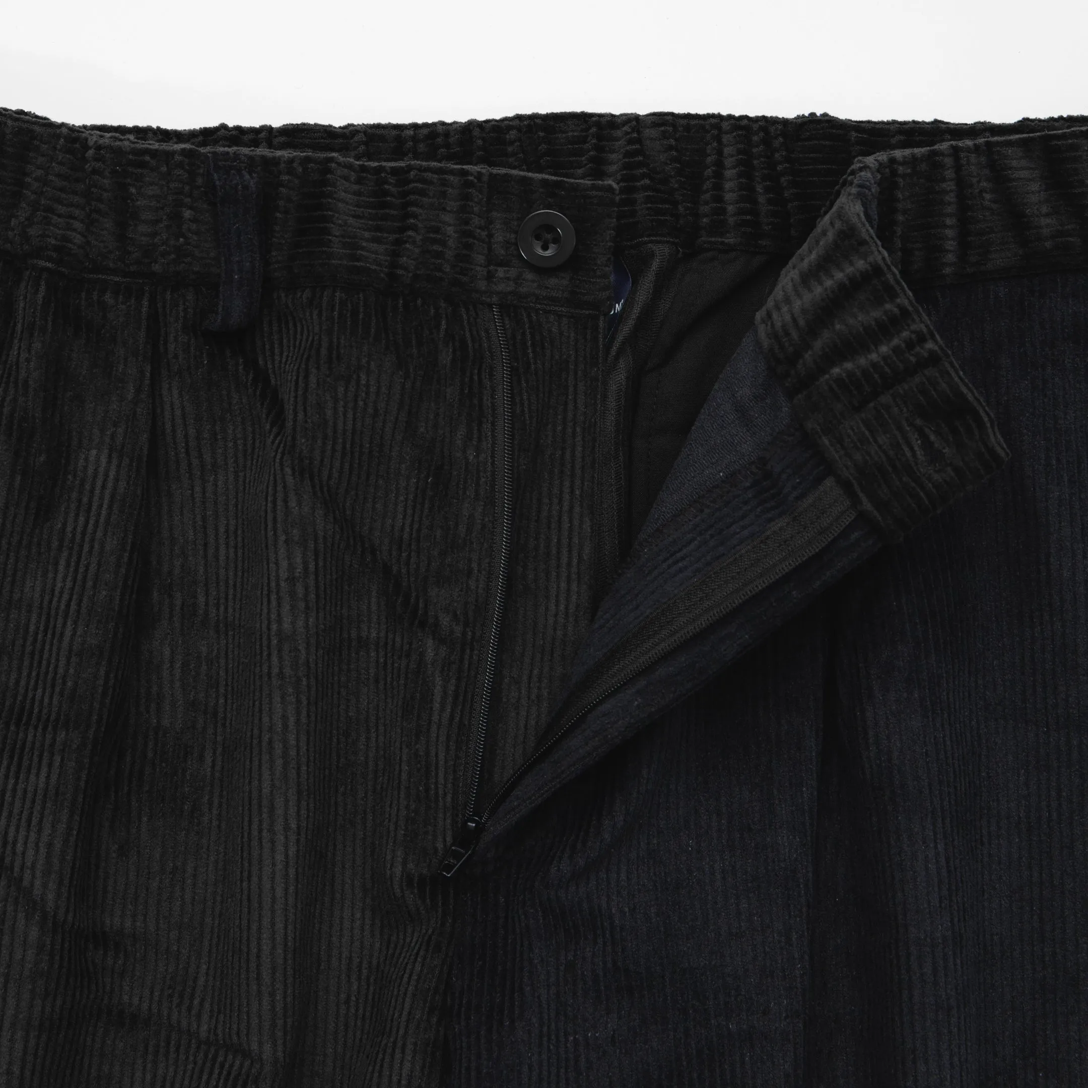 Corduroy Bi-Color Pants [Black/Navy] / 2420805