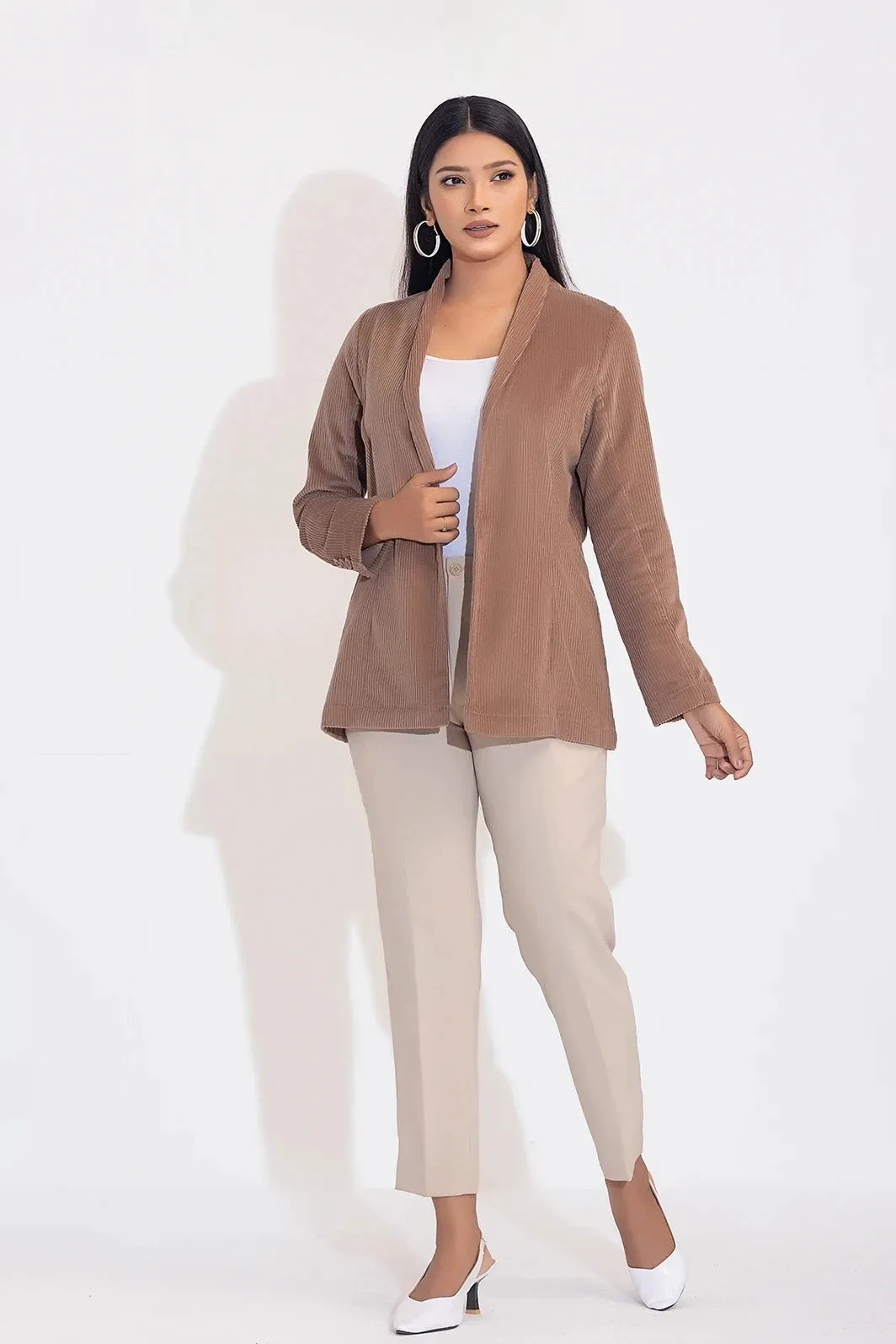 Corduroy Semi-Formal Coat