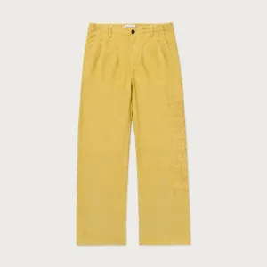 Corduroy Trouser Pant - Yellow