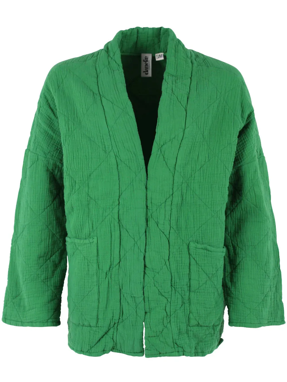 Danefae danekatrin quilt jacket green