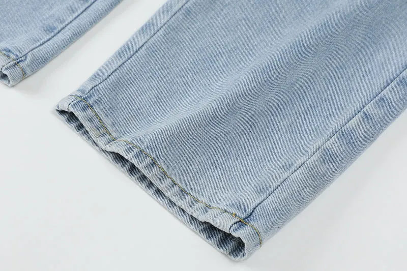 Detachable Leg Baggy Jeans