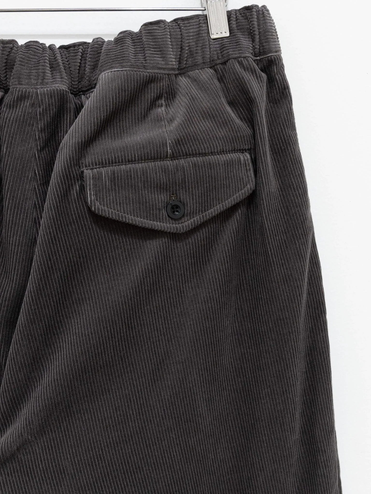 Easy Corduroy Slacks - Gray