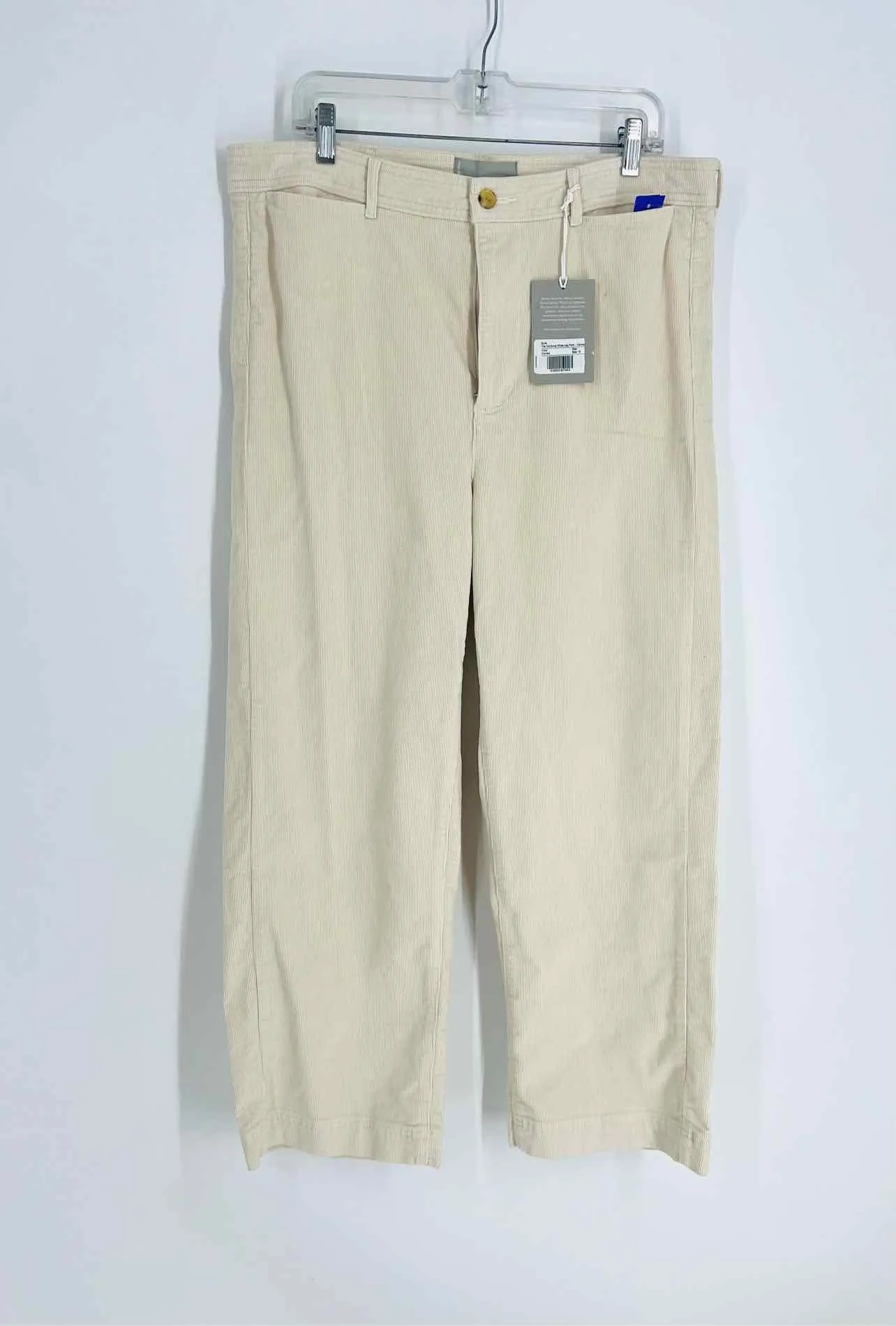 Everlane Size 16 Cream Corduroy Wide Leg NEW Pants Pants