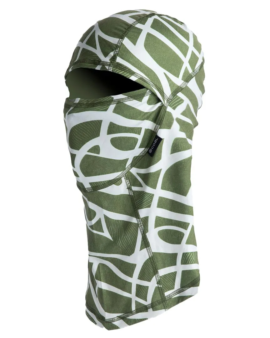 Explorer Balaclava - Olive Gridlock