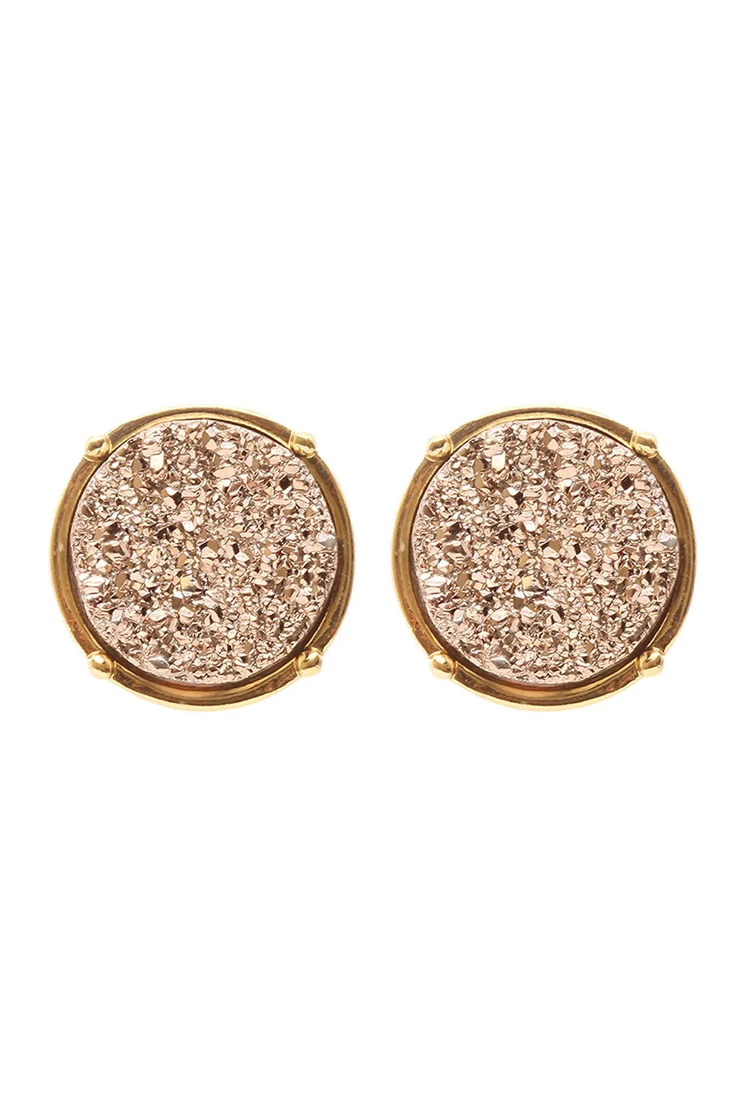 Fdruzy Round Post Earrings