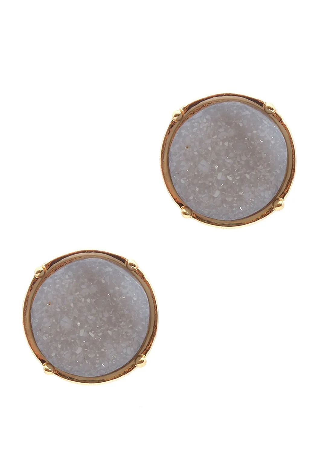 Fdruzy Round Post Earrings