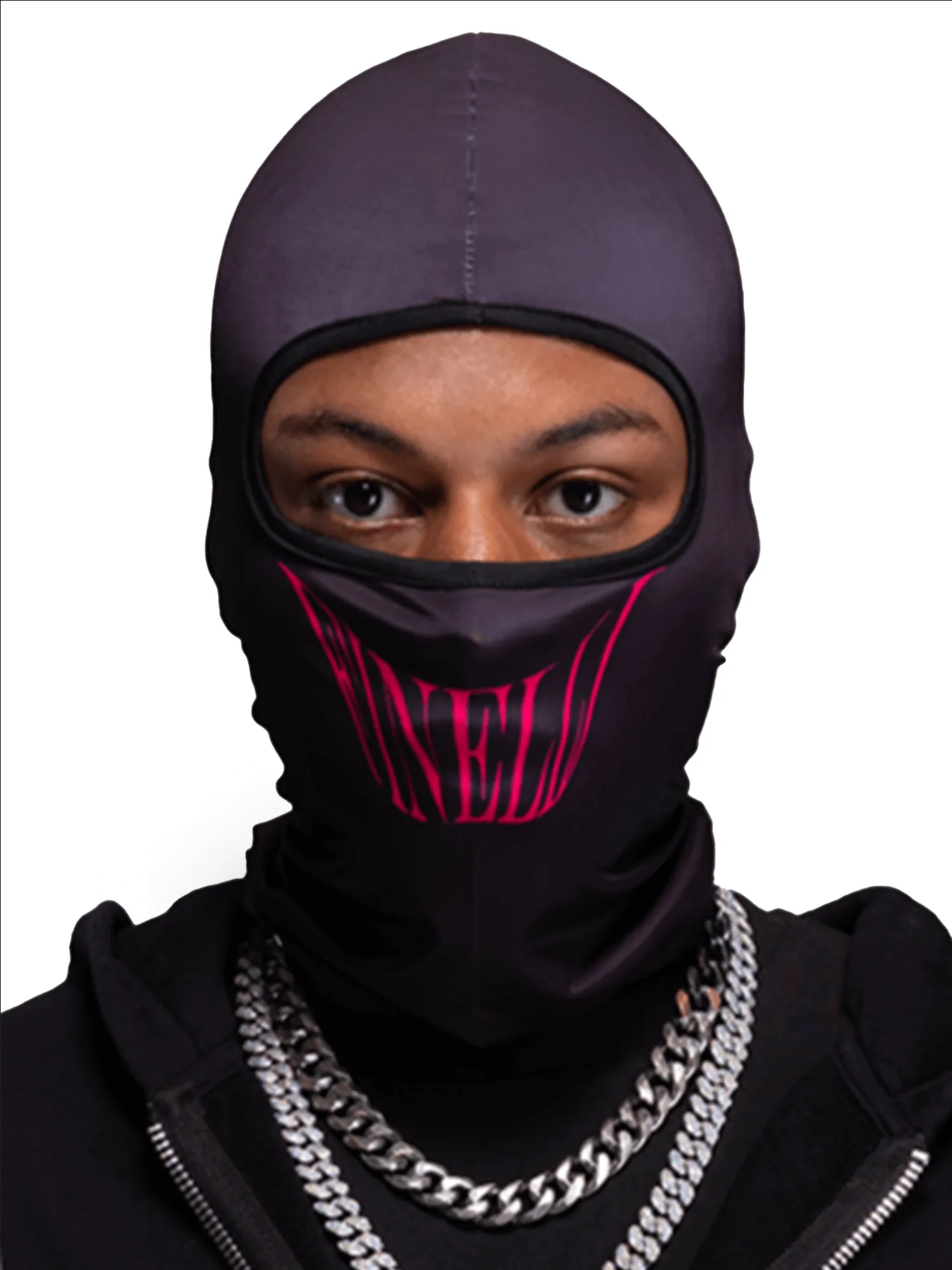 FINELLI Balaclava Maske Black/Red