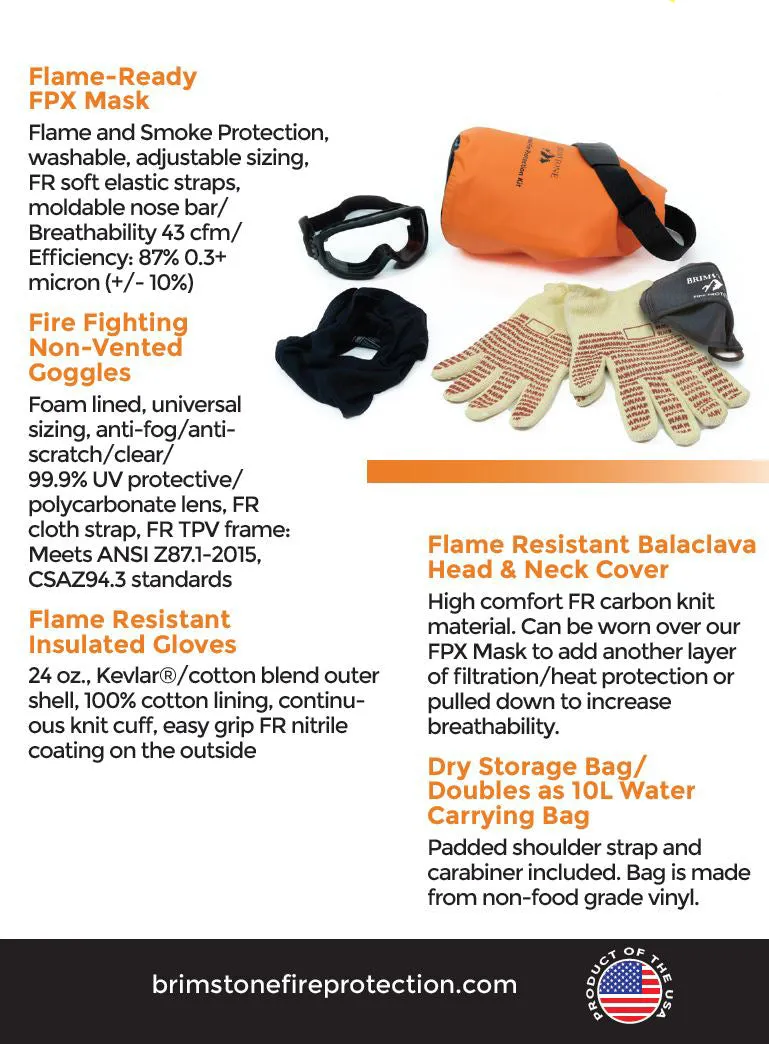 Fire Safety PPE Kit / Personal Protection Equipment Kit