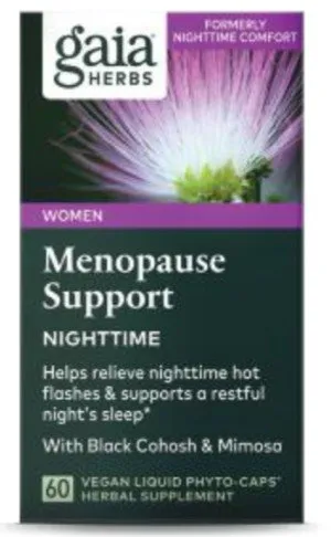 Gaia Herbs Menopause Support Nighttime 60 Capsule