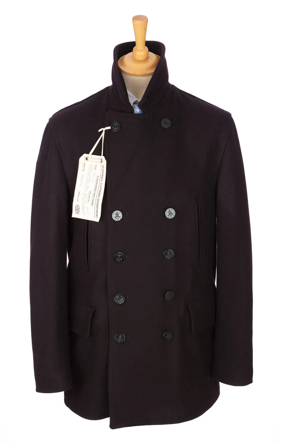 Gloverall - Churchill Reefer/Peacoat - Wool - Navy