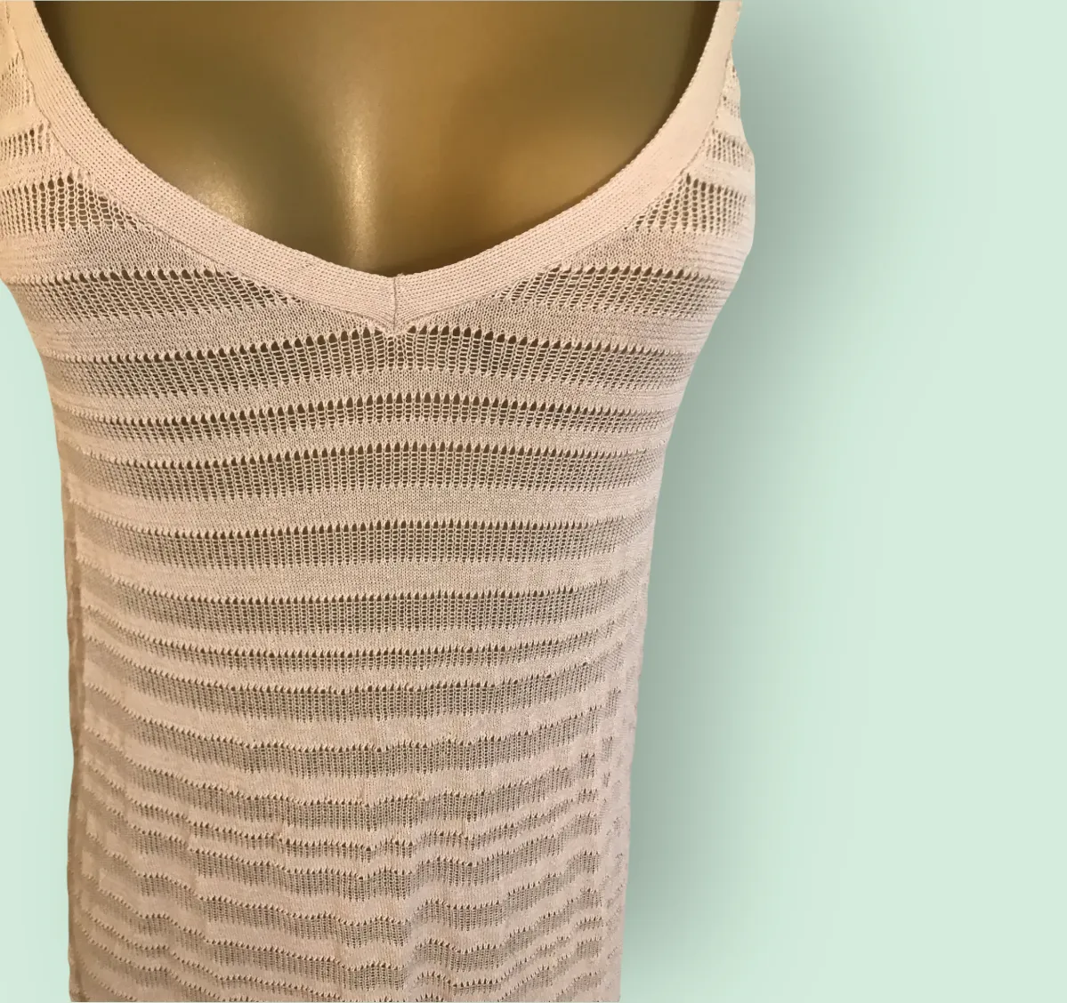 Hoss Intropia Beige Knitted Mini Dress UK 12 US 8 EU 40