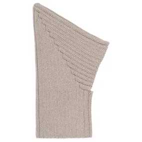 Huttelihut Camel Melange Balaclava Pixie Wool Knit