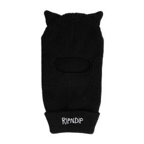 Jermal Ears Ribbed Balaclava (Black)