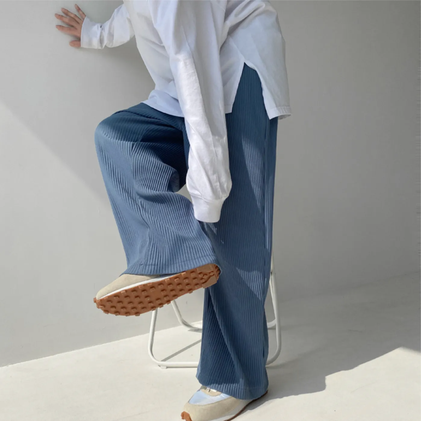 [Korean Style] 3 Colors Ice Silk Pants