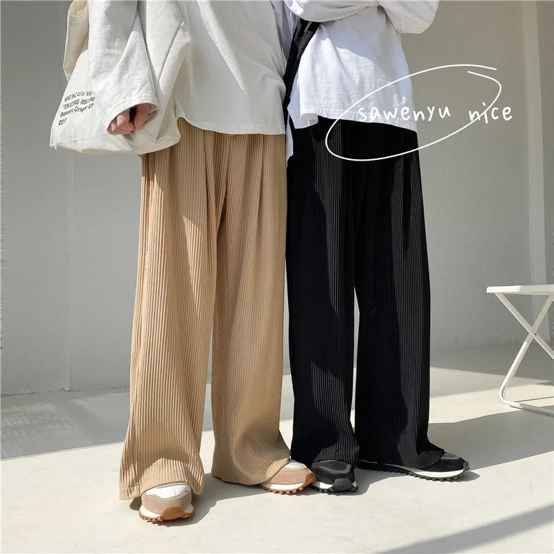 [Korean Style] 3 Colors Ice Silk Pants