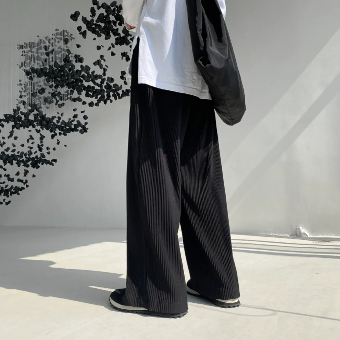 [Korean Style] 3 Colors Ice Silk Pants