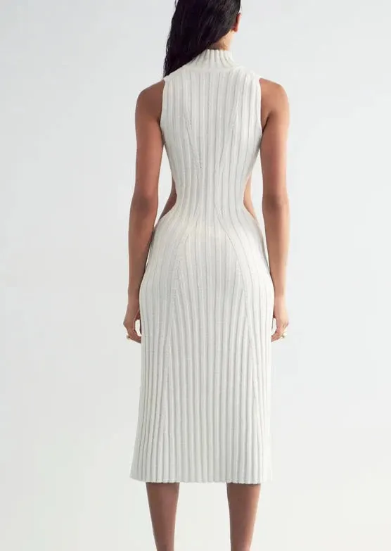 Leola Knit Dress - Off White