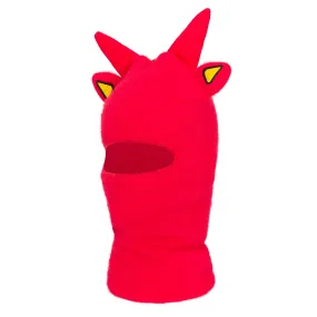 Lord Devil Mohair Balaclava (Red)