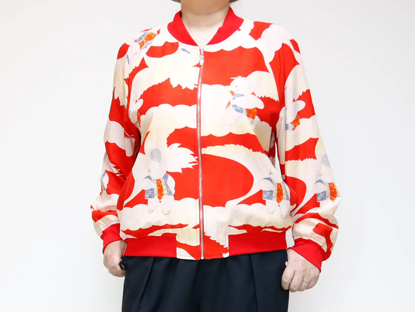 <J09-013> KIMONO BOMBER Jacket