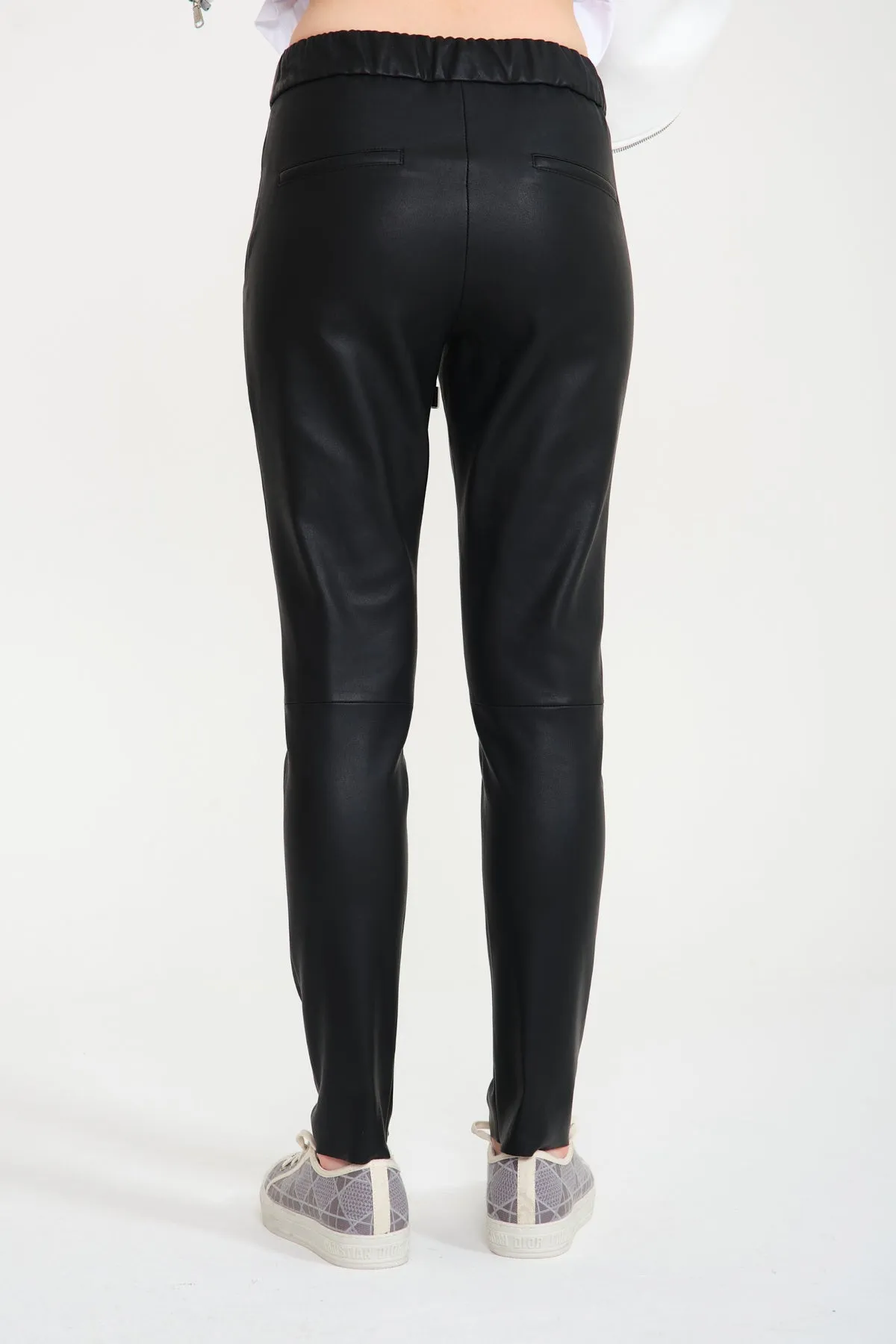 Luxe Glide Leather Trousers