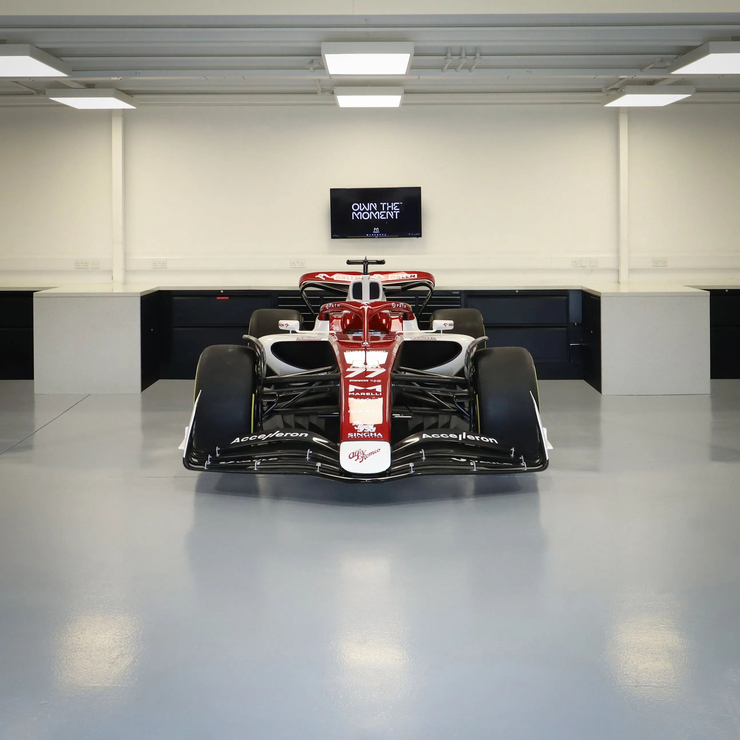 Official Alfa Romeo F1 Team ORLEN 2022 - Chassis 1 - C42 Show Car Signed By Bottas & Zhou With Monaco & US GP Racewear