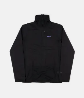 Patagonia R1 Fleece Pullover Hoodie - Black - Black