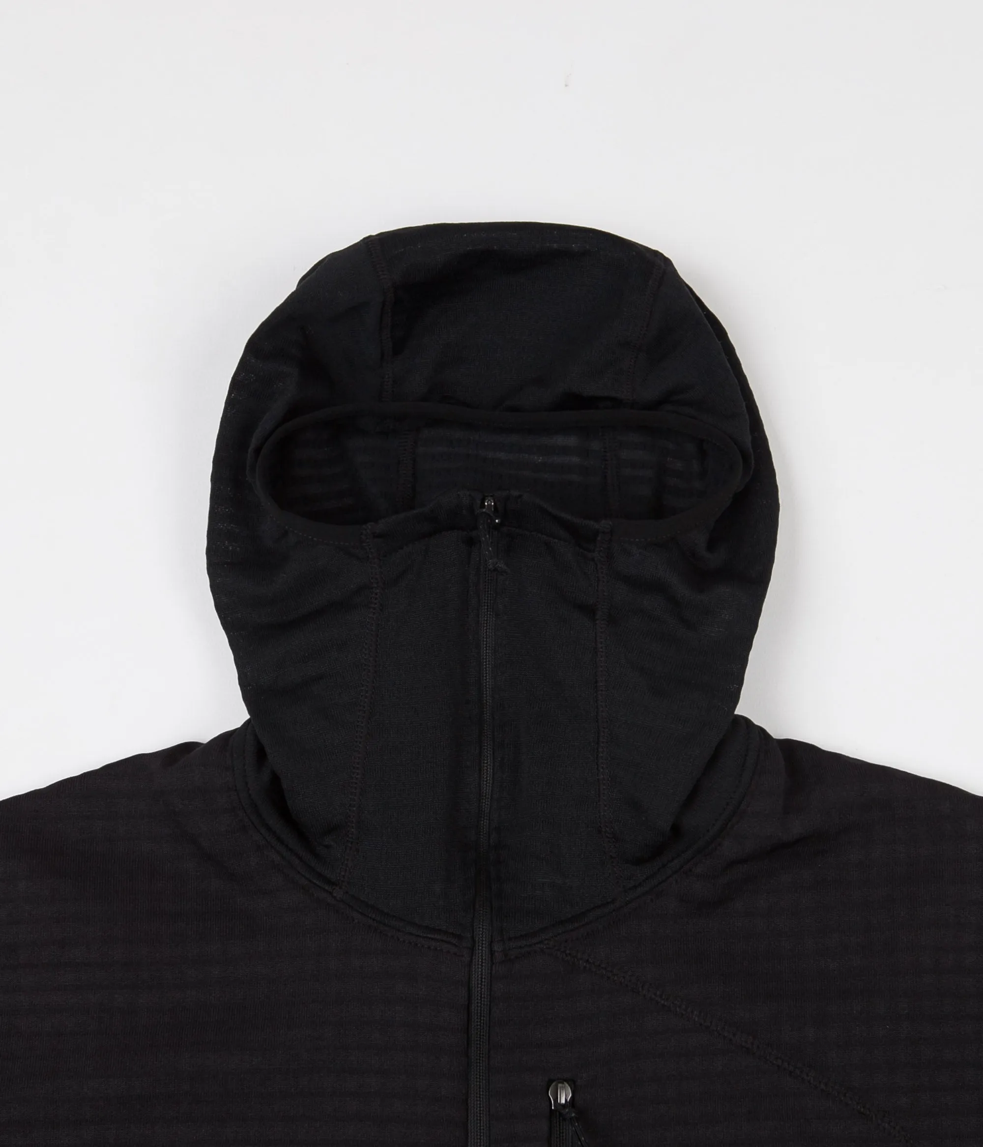 Patagonia R1 Fleece Pullover Hoodie - Black - Black