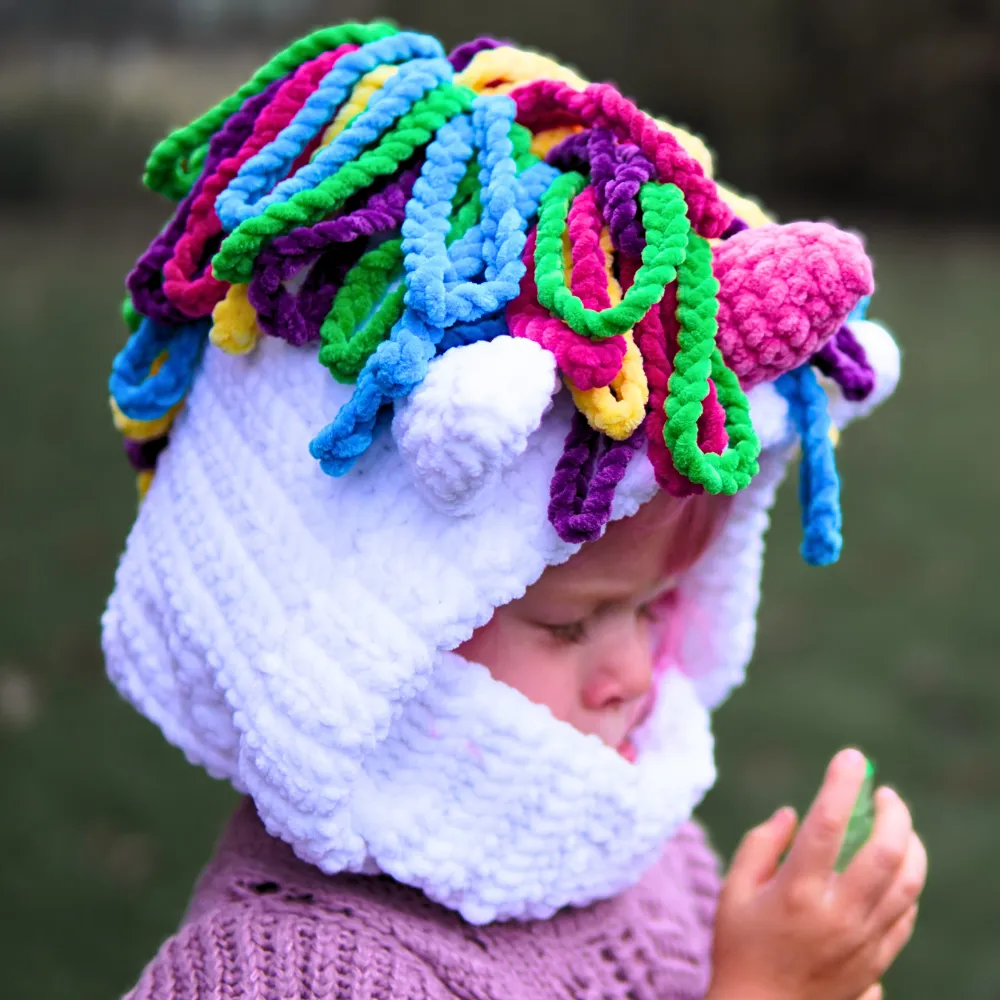 PATTERN: UNICORN Balaclava Turtleneck