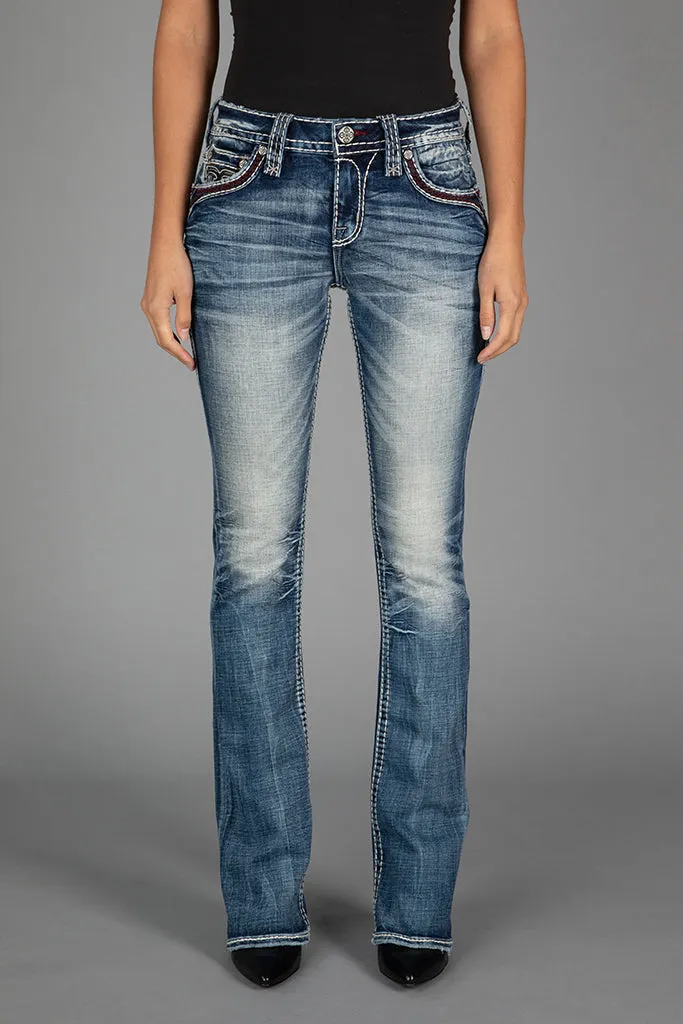 PEACOAT BOOTCUT JEANS