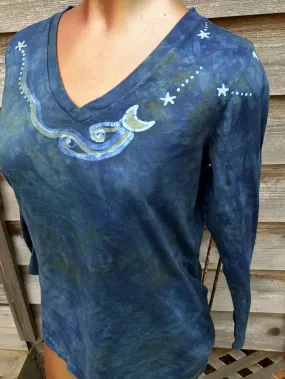 Picnic By The Pacific Handmade Batik - 3/4 Sleeve Top