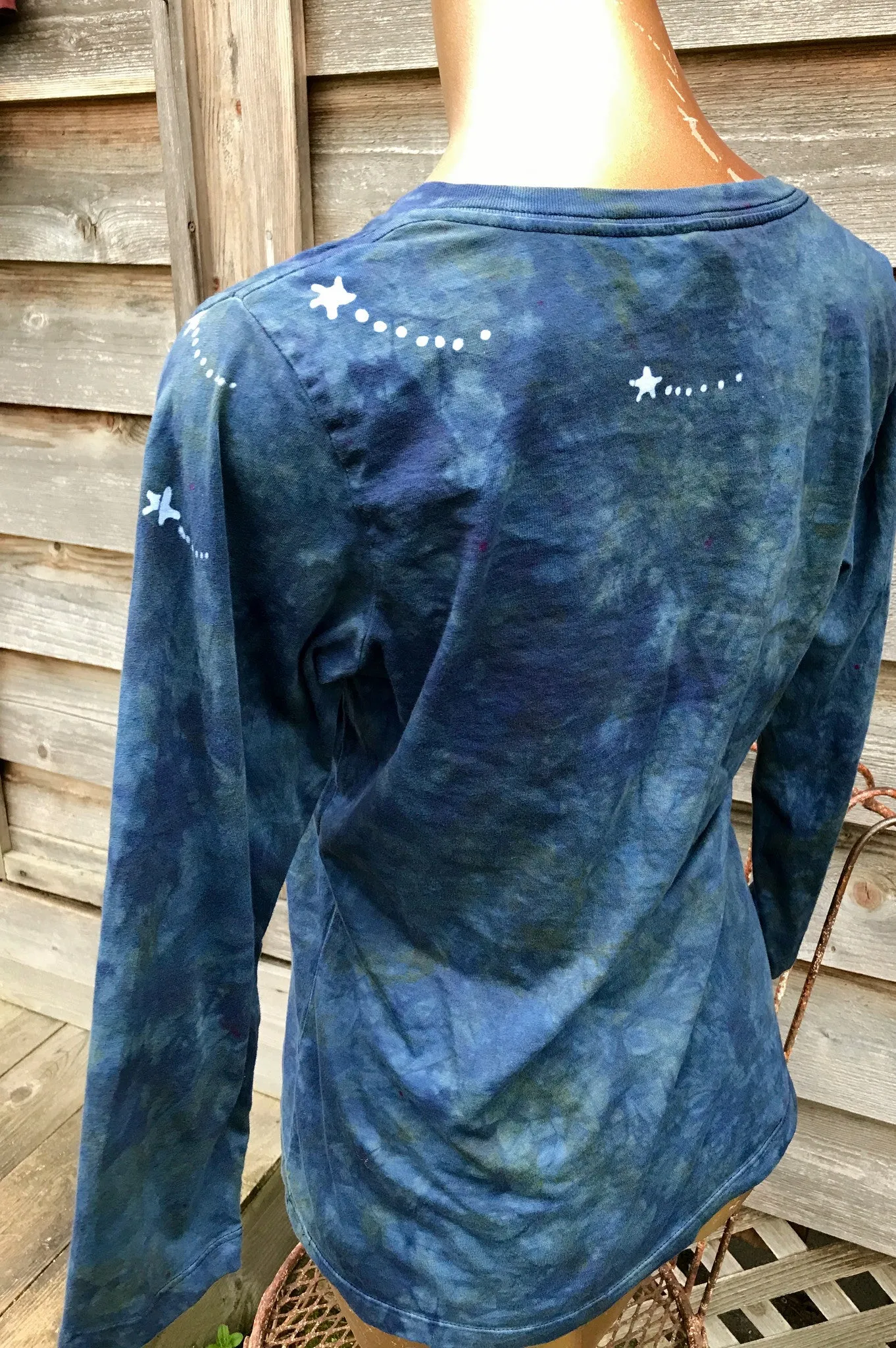 Picnic By The Pacific Handmade Batik - 3/4 Sleeve Top