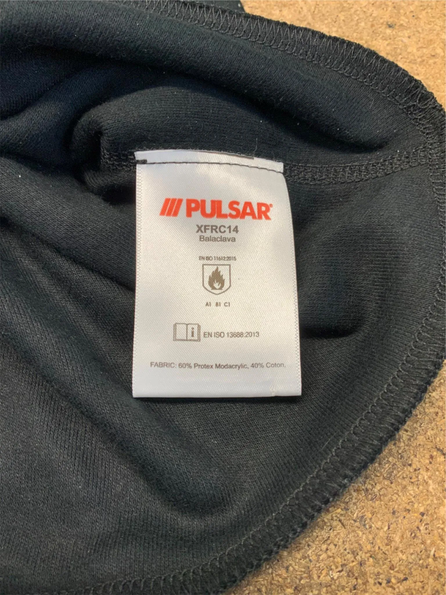 PULSAR® PROTAL Protex Flame Retardant Balaclava Black PULSARBLCVA