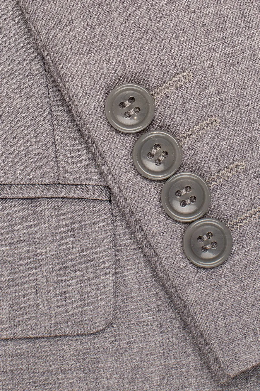 "Madison" Heather Grey Suit Jacket