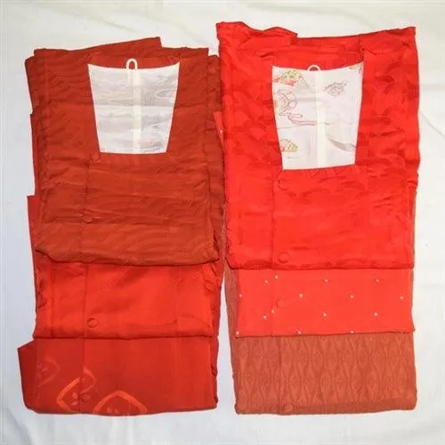 "Orange Michiyuki Surprise" Woman's Kimono Jacket