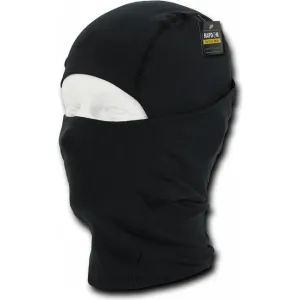 RapDom Balaclava Black Tactical Convertible Single Hole Face Mask