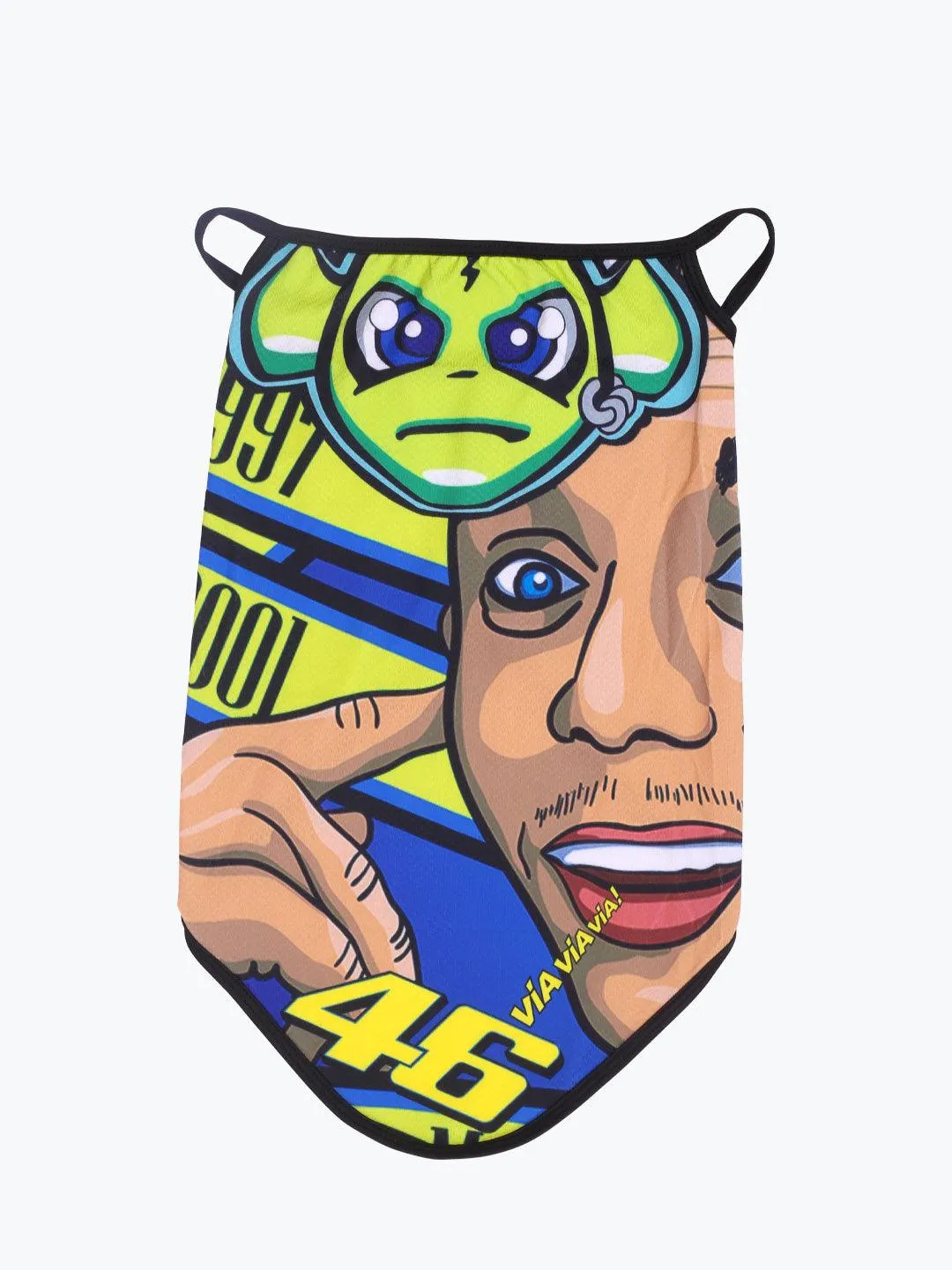 Riding face Mask 46 Flu Yellow Blue