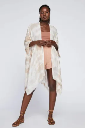 Rosabelle Kimono Pecan Tie Dye