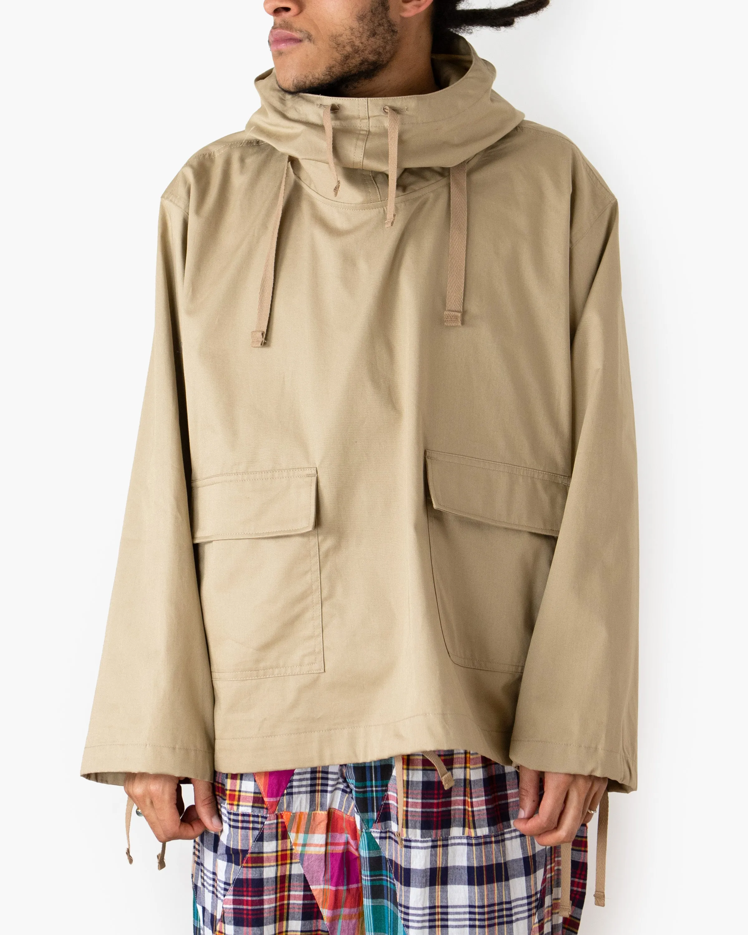 Salvage Smock – Beige Cotton Fineline Twill